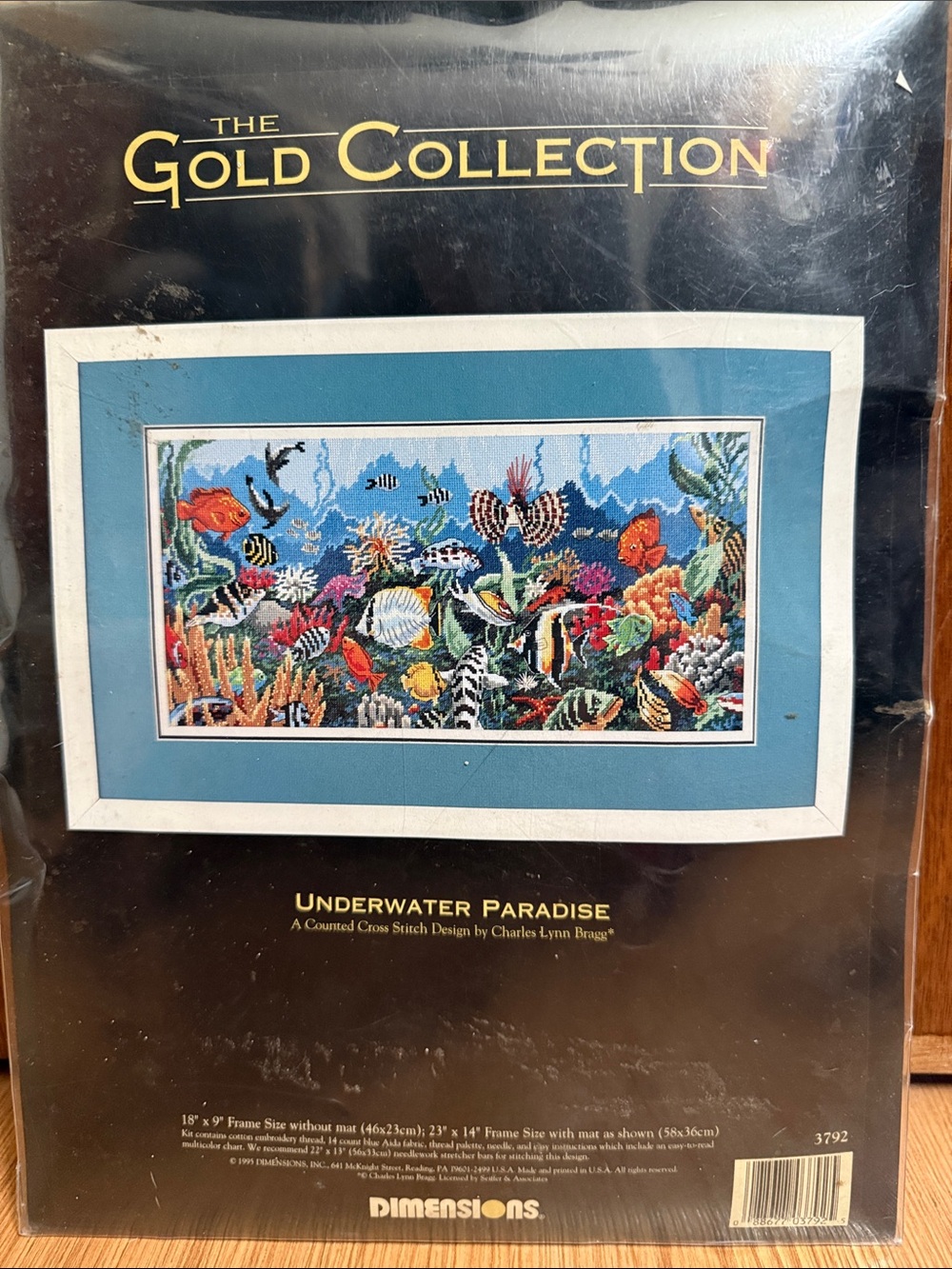 The Gold Collection underwater Paradise 1995 Cross Stitch Kit